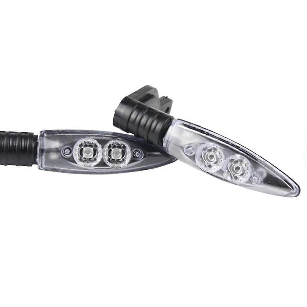 2x Motorcycle F800R LED Turn Signal Lamp Sequential Flowing Indicator Lights