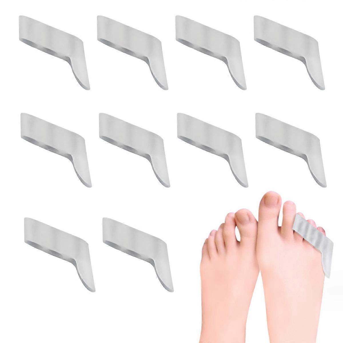 5pairs Toe Separator Pinky Toe Straightener Triple Gel Toe Separators Pinky Toe Separators and Protector
