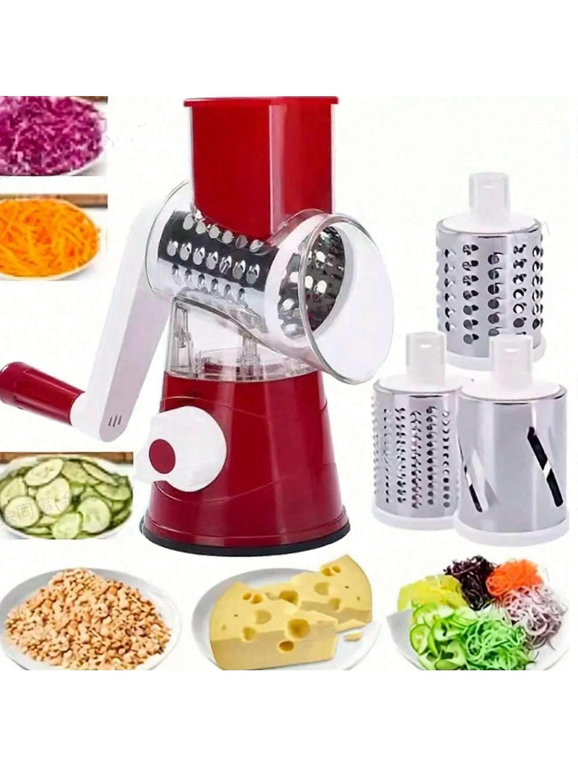 1pc New 3-In-1 Manual Vegetable Chopper