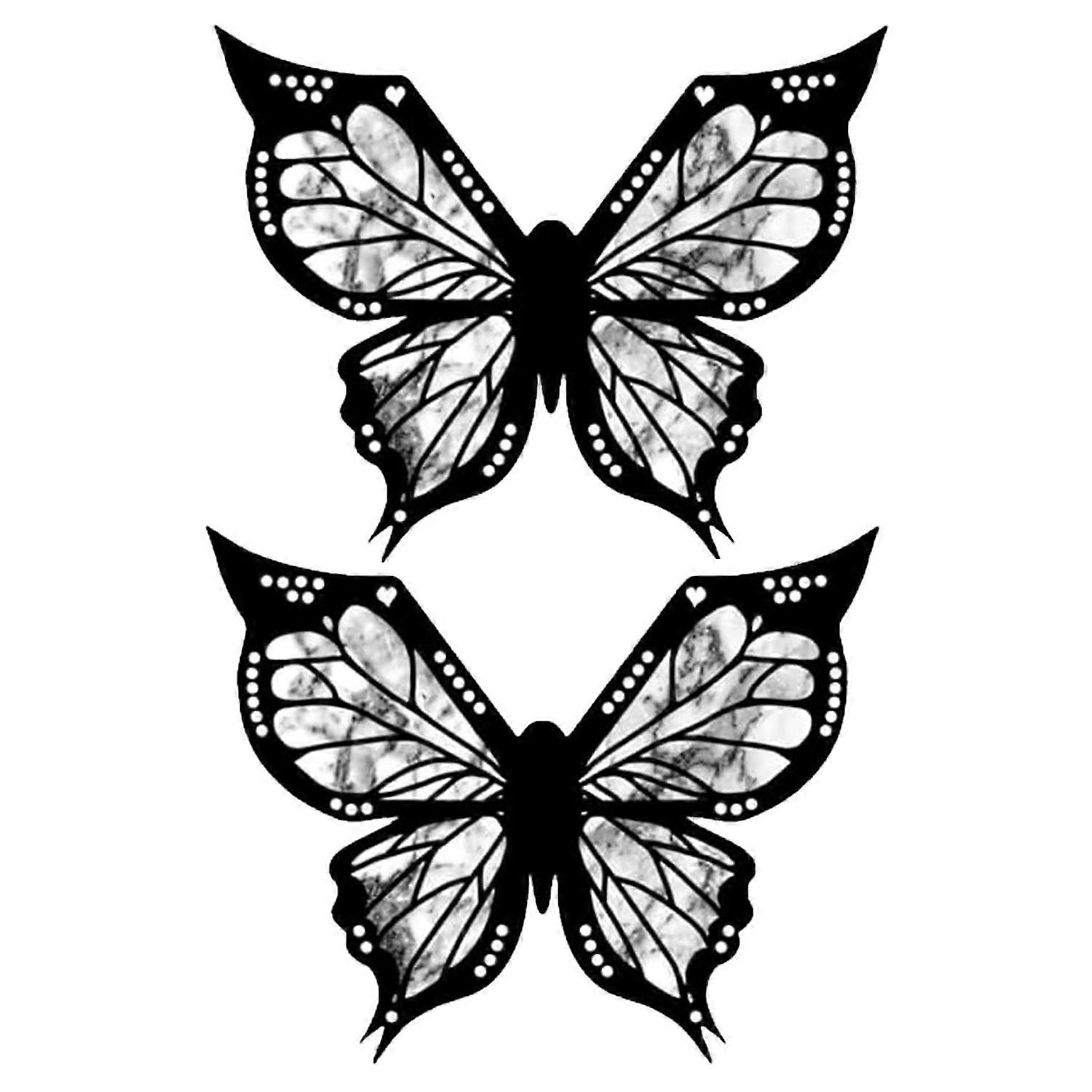 1/2Pcs Butterflies Eyeliner Stencil Winged Eyeliner Stamp Tool Eyeshadow Applicator Guide Template