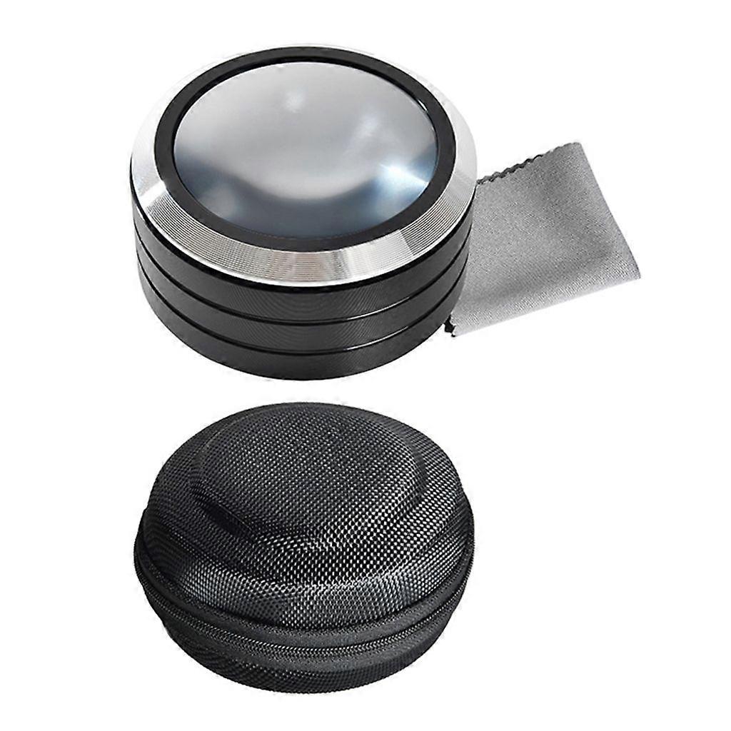 Reading Magnifier with 6 LEDs Pocket Magnifier for Elderly Students Hobbyists