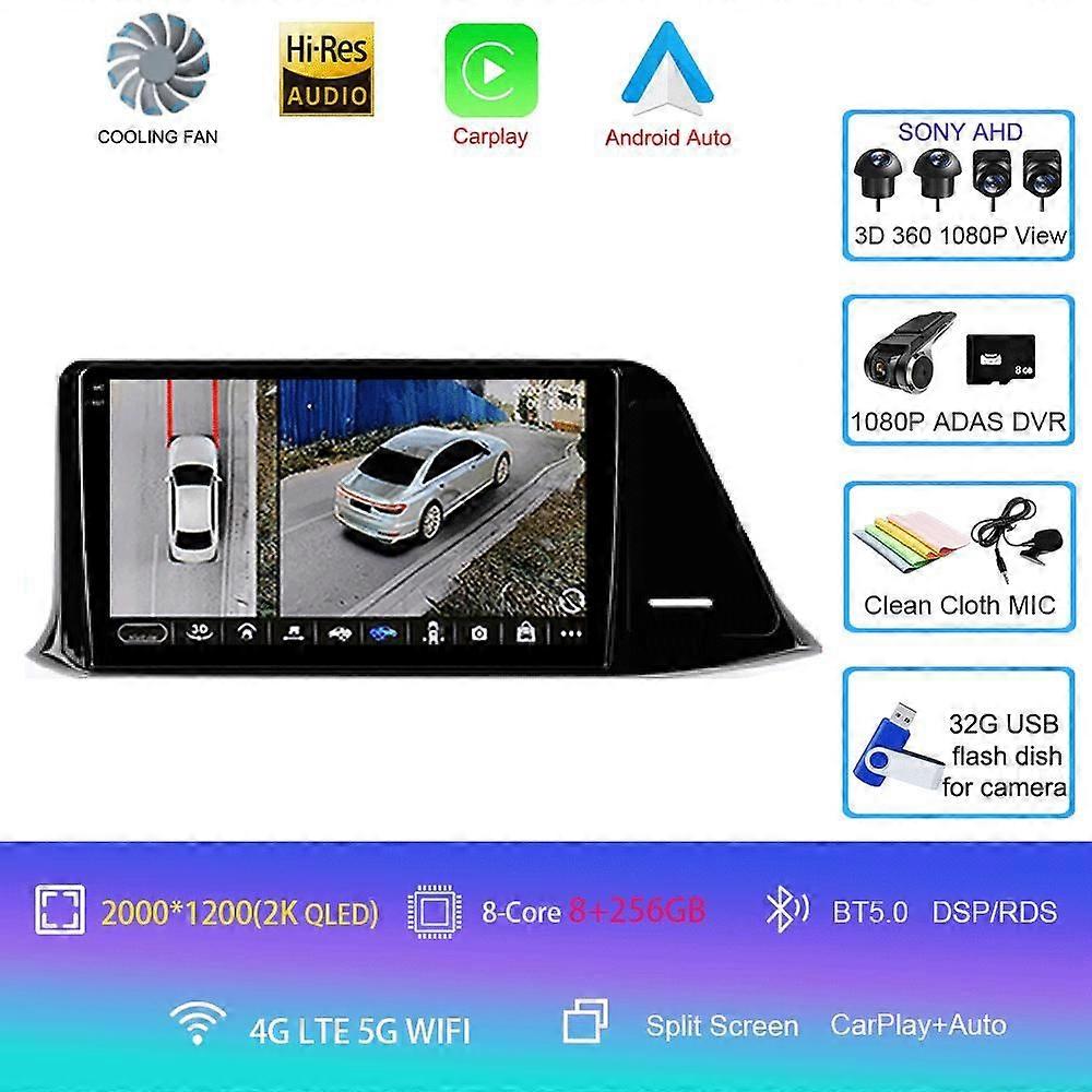 Car Radio Android 14 Carplay For Toyota C-hr Chr 2016 2017 2018 2019 2020 Multimedia Video Player Navigation Stereo Gps 2din Dsp
