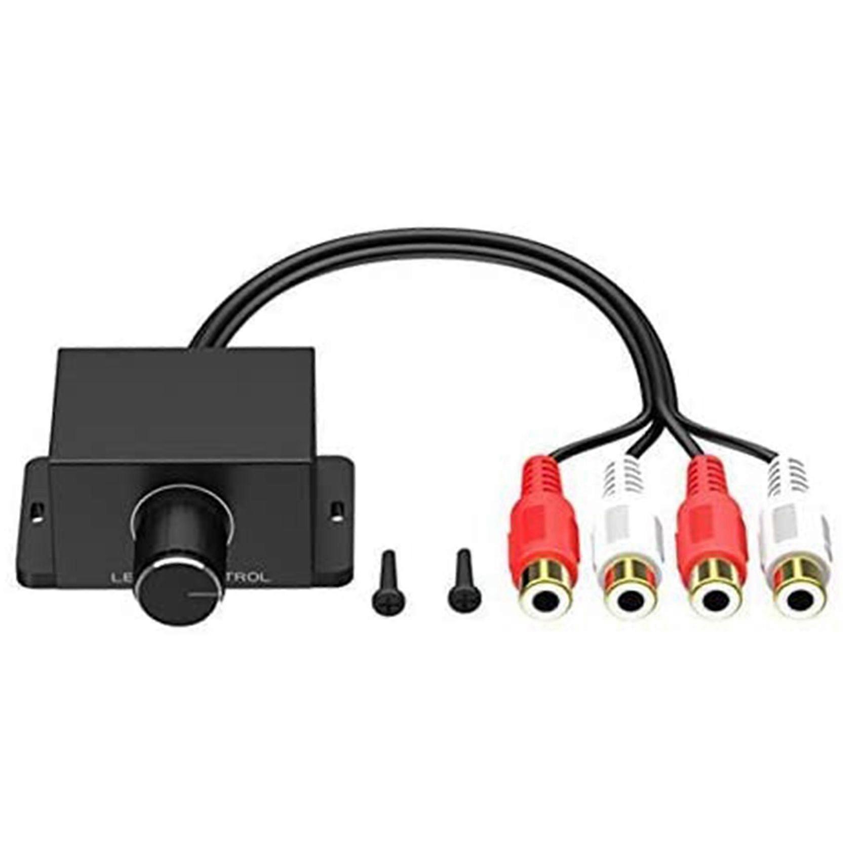 Audio Amplifier Mini Car Knob Adapter Interior Bass Boost Volume Control Digital Stereo Universal R