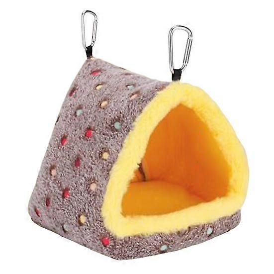 Winter Bird Nest House Warm Plush Parrot Bed for Cage Fluffy Hanging