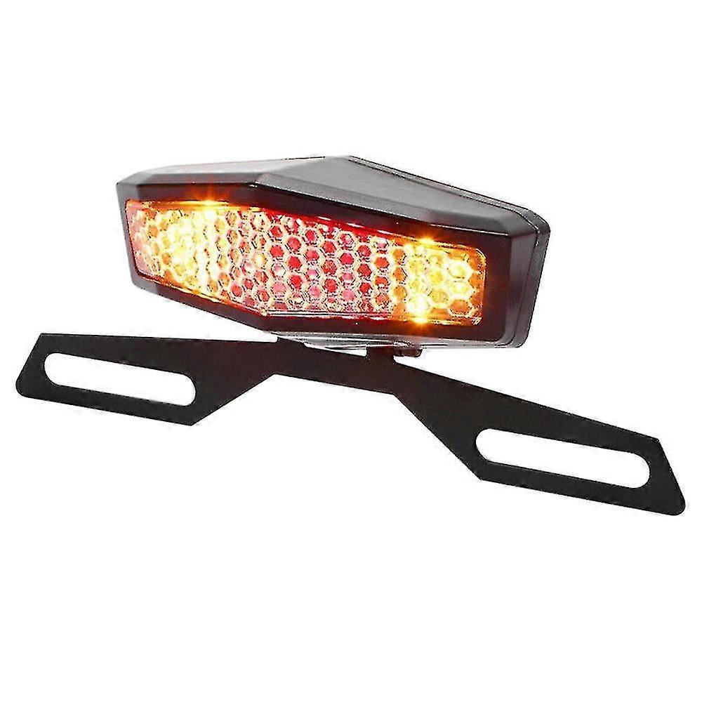 Led License Plate Holder Rear Stop Tail Brake Light Bracket Mount