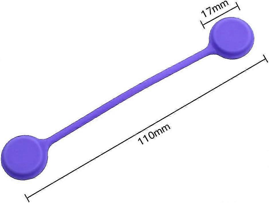 Magnetic Cable Clips - Cable Management Solution With Silicone Magnetic Cord Organizer