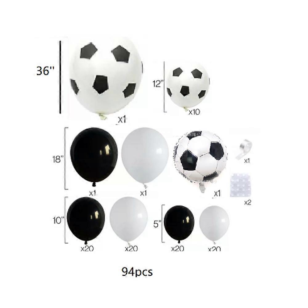 94pcs football balloon arch set