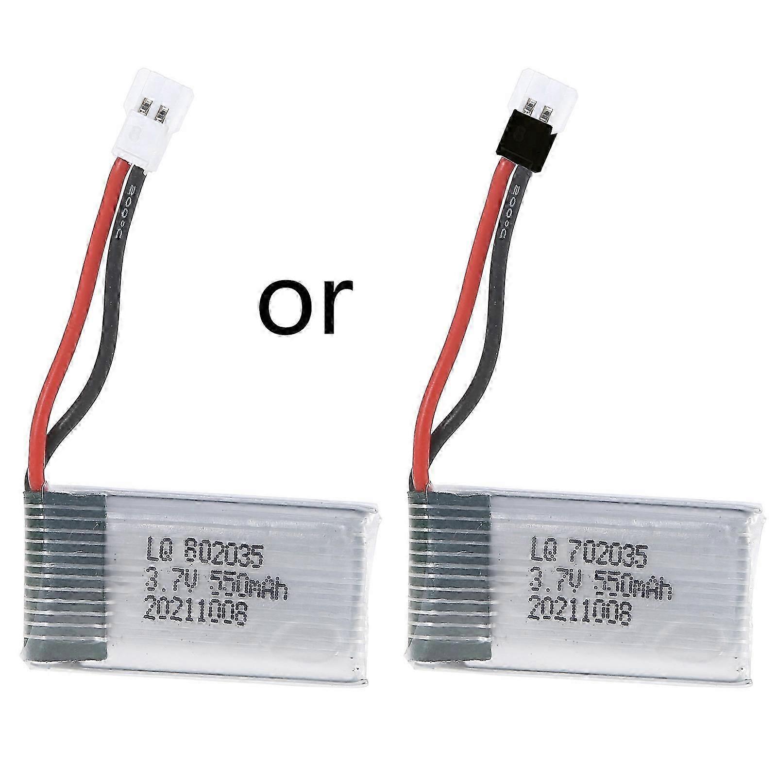 3.7V 550mAh20CLipoバッテリー 802035/702035リチウムバッテリー(Hubsan X4 H107 H107L H107D MJXRC F47 DFD-F180 RCドローン用)