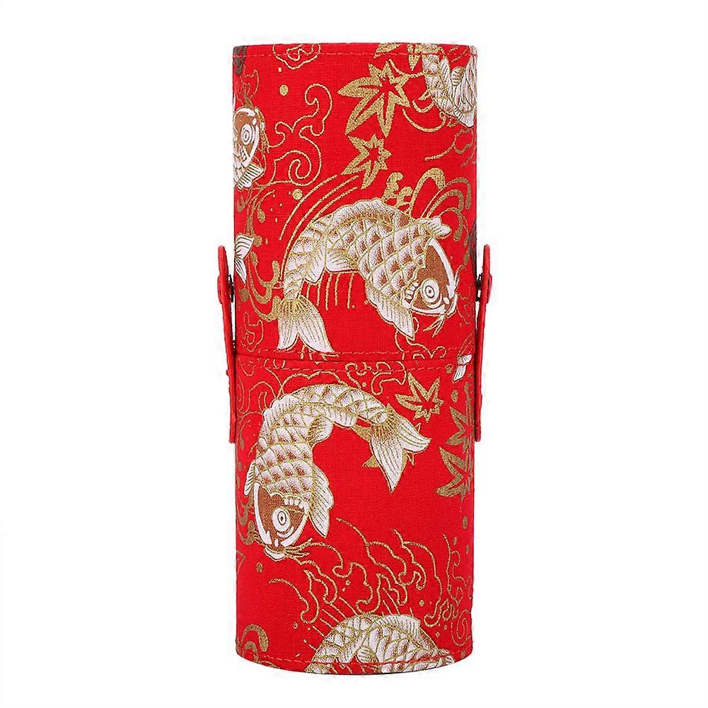 Cylindrical box for storing cosmetics