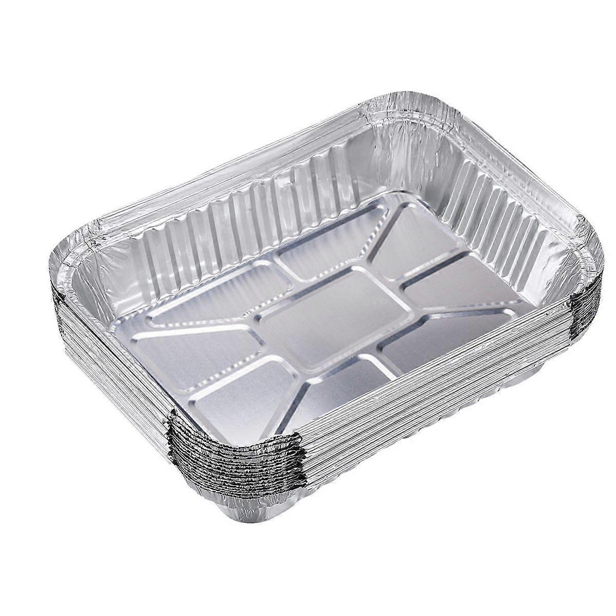 Housewares Rectangular Aluminum Foil Deep Roast Pan Set