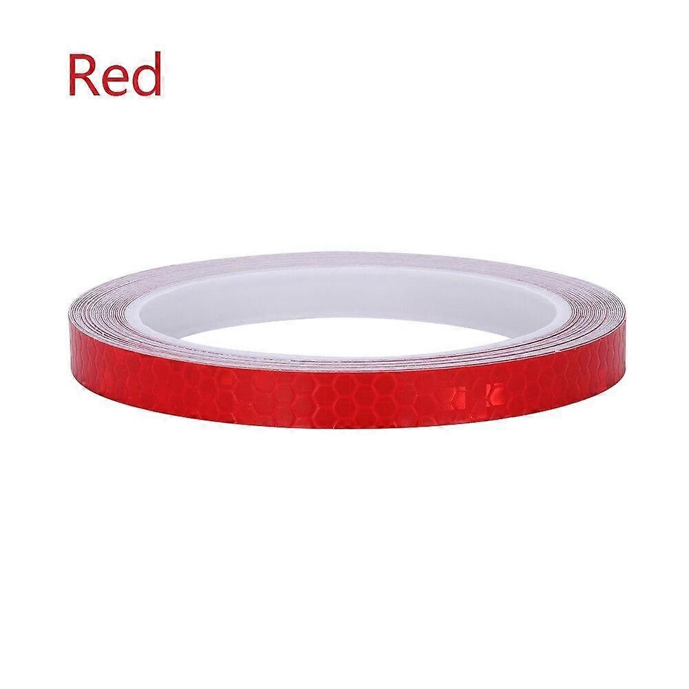 8m Luminous Warning Tape Wheel Reflective Sticker Rim Bike Reflector Fluorescent for Bike Car Reflective Decal
