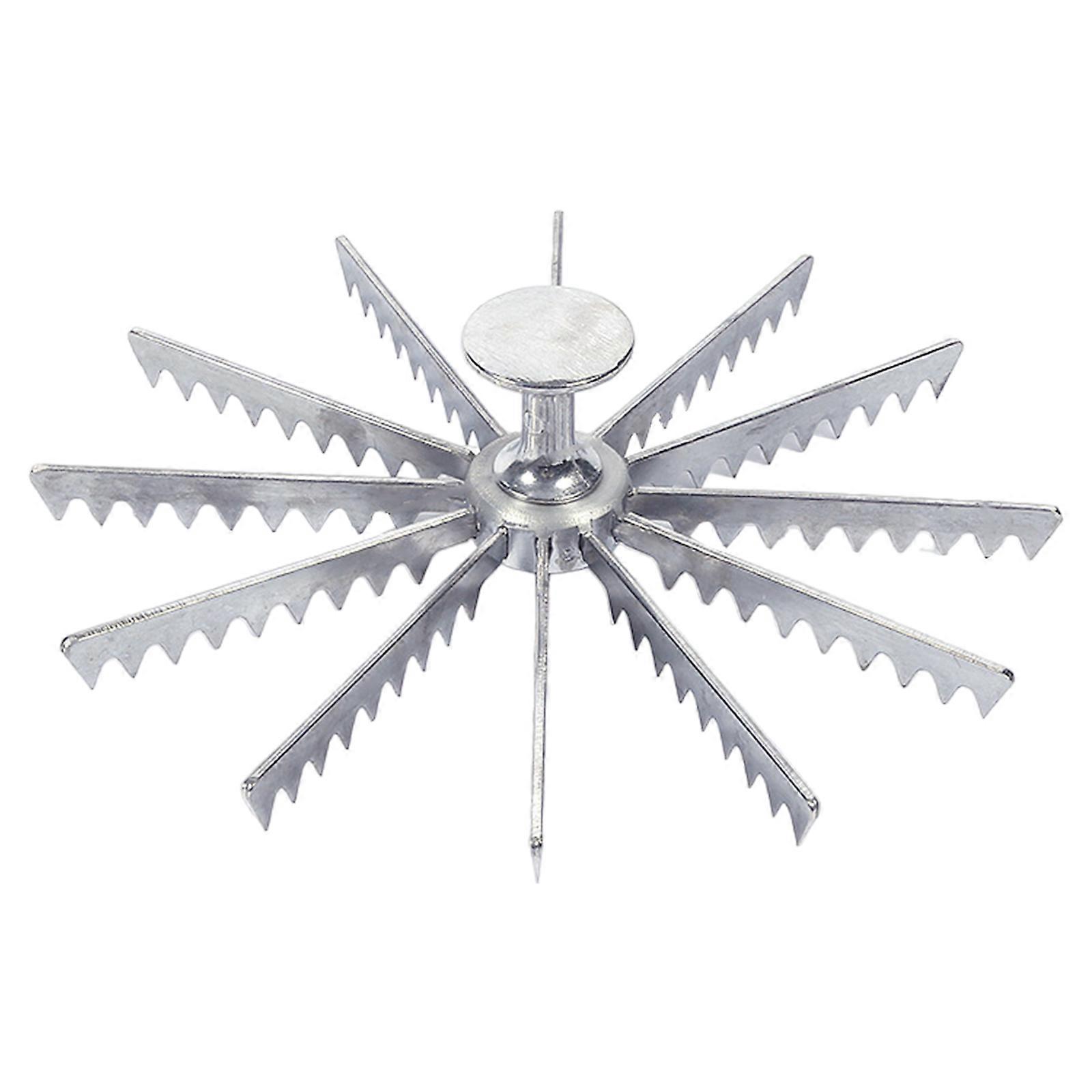 Easy Cleaning Aluminum Alloy Pizza Slicers with Gear Shape Creative Pizza Tool Dough Divider Suitable for Equal Portion