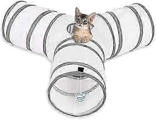 لعبة القط نفق القط ، نفق الأليفة الأرنب 3 طريقة لعبة أنبوب قابلة للطي للقطط والأرانب الأليفة