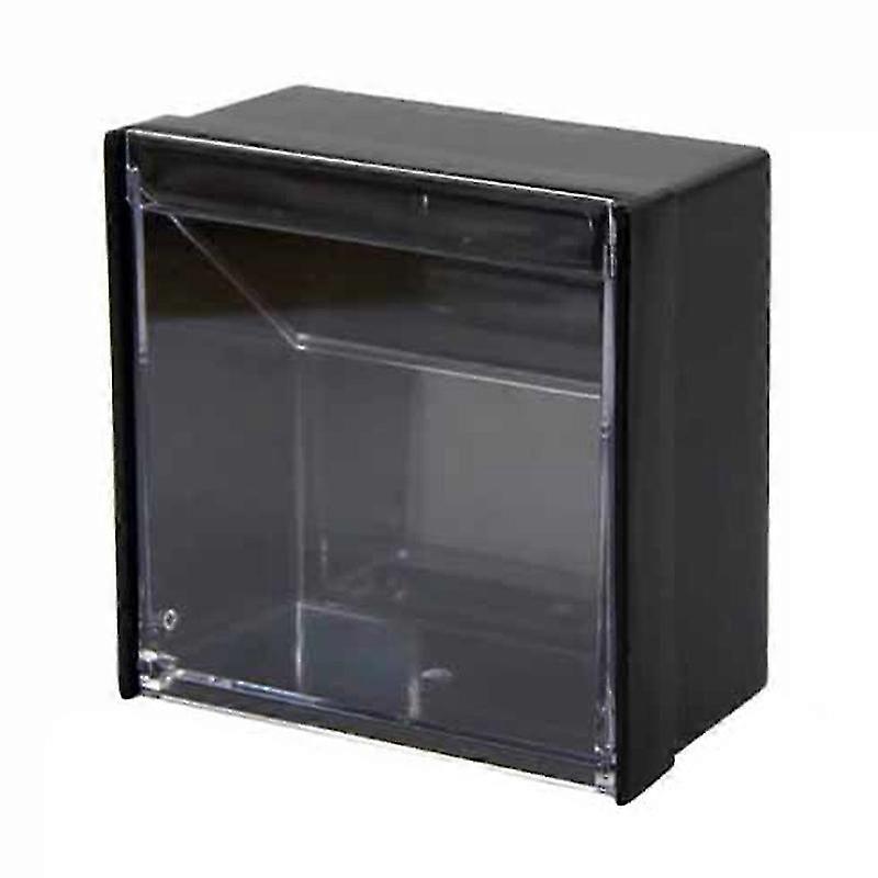 Magnetic Wall Mount Storage Box Small Objects Organizer Container,Short Style,8.5x8.5x4.6cm