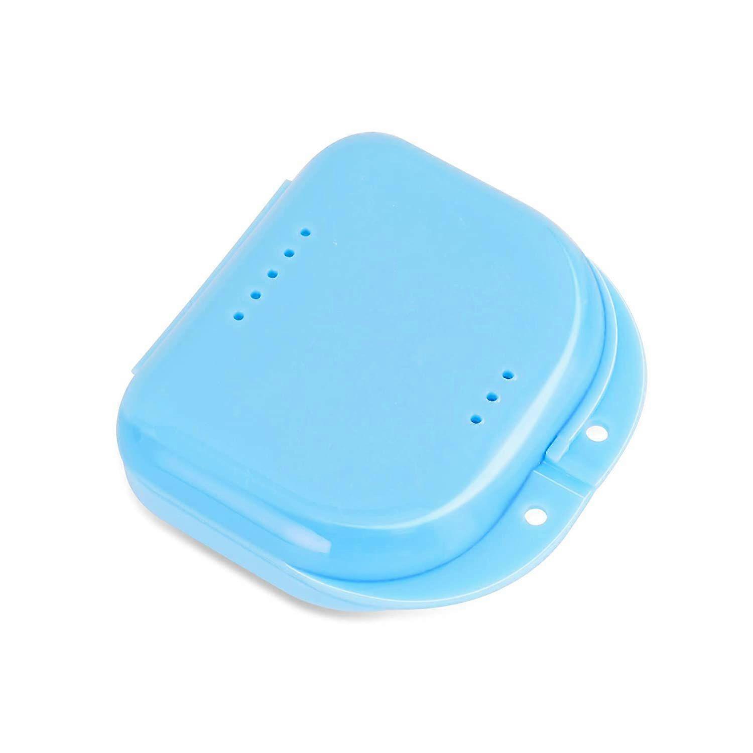 Orthodontic Retainer Case with Vent Holes, Denture Box Container fast