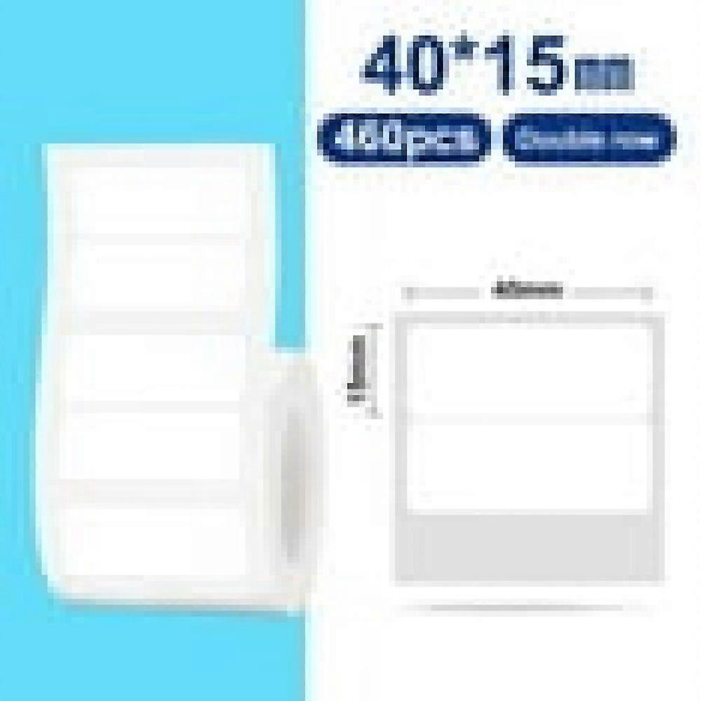 Price Label Paper Flat 40mm*15mm-400 Sheets