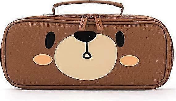 Cute pencil case pencil case medium capacity portable multifunctional pencil case with compartment