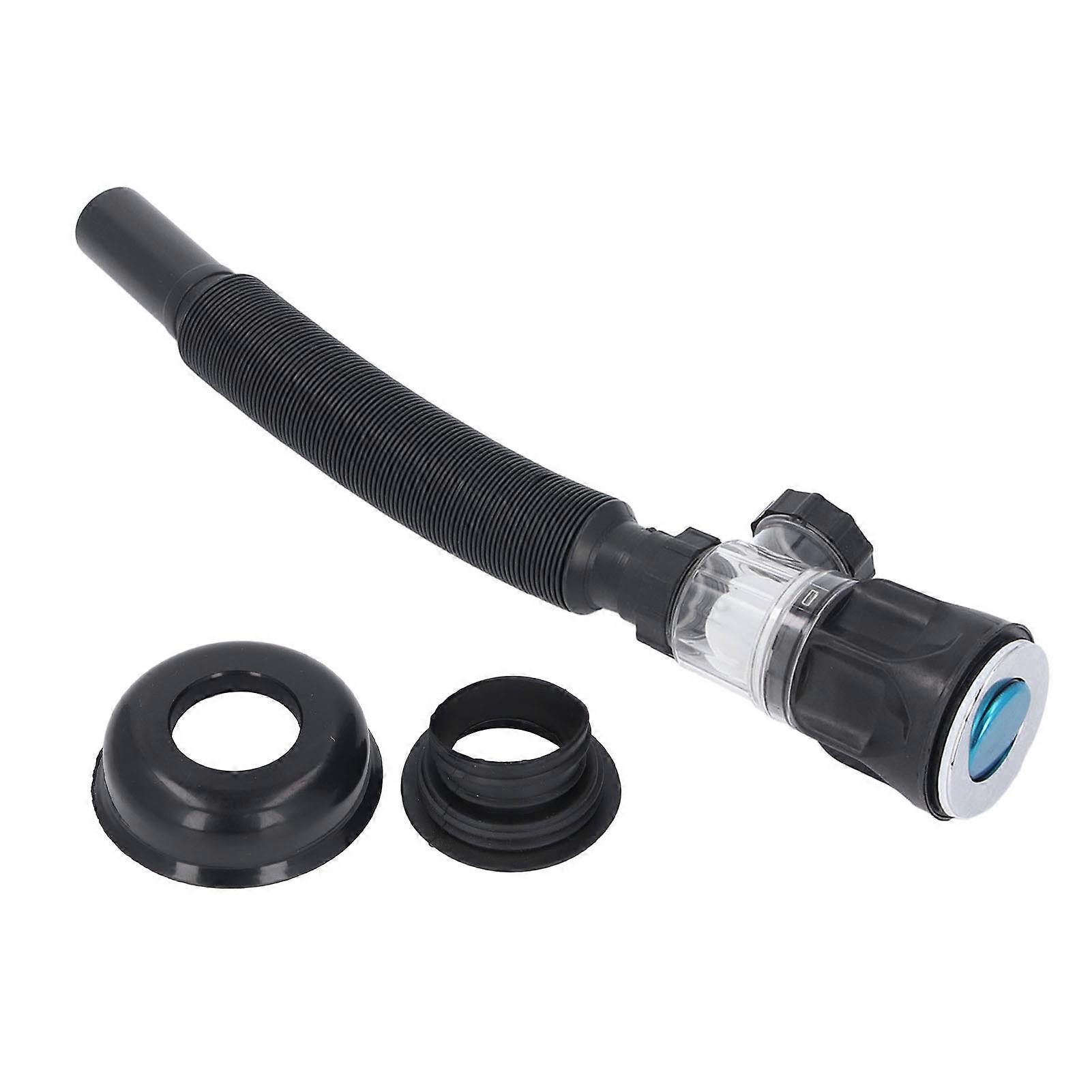Bathroom Sink Drain Kit Anti Odor Shower Room Sink Drain Pipe Set for 1 1/4-1 1/2in Hole