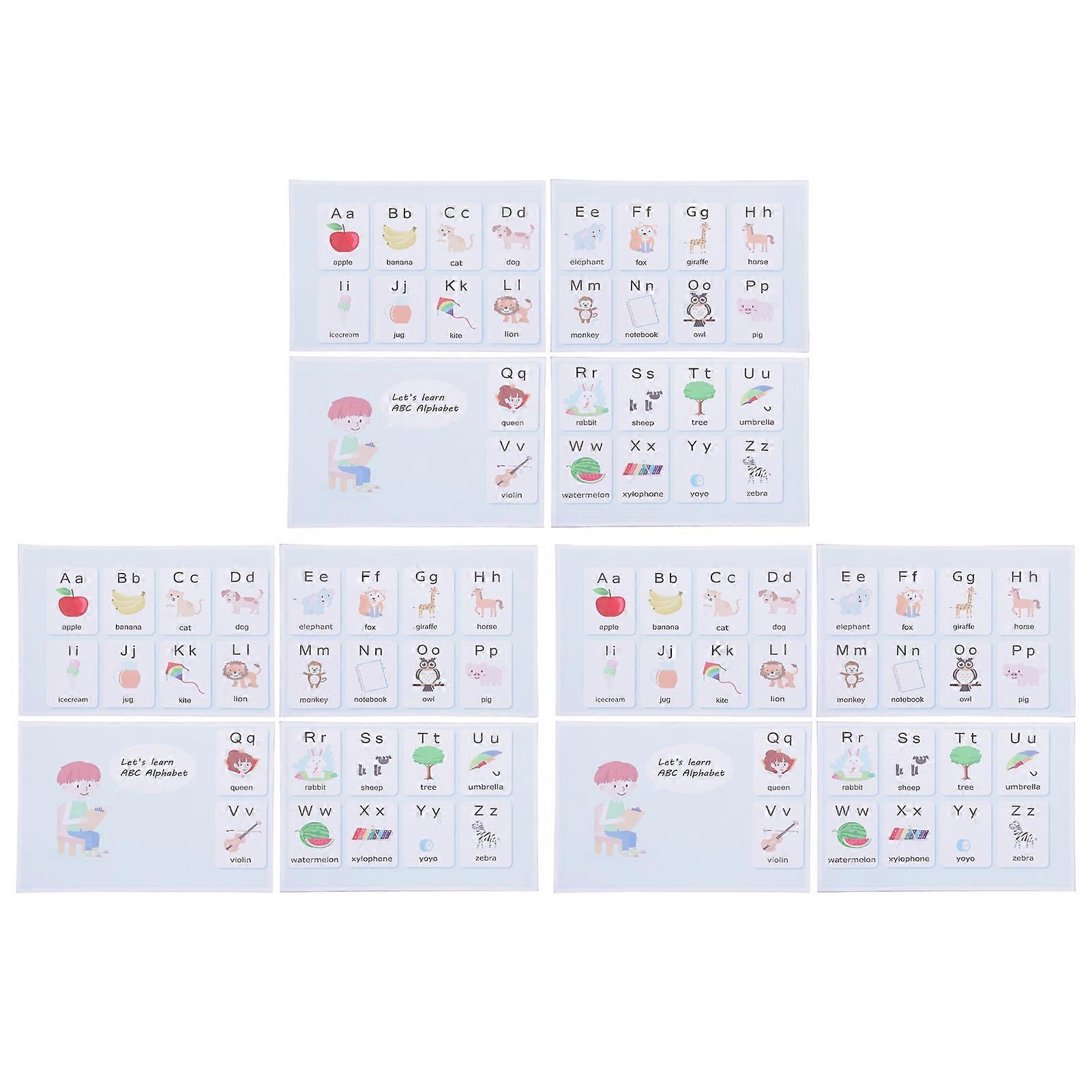 Alphabet Learning Wall Sticker Set - 3 Removable Decals for Nursery, Bedroom, Living Room Decor, Child-Friendly Size and Design