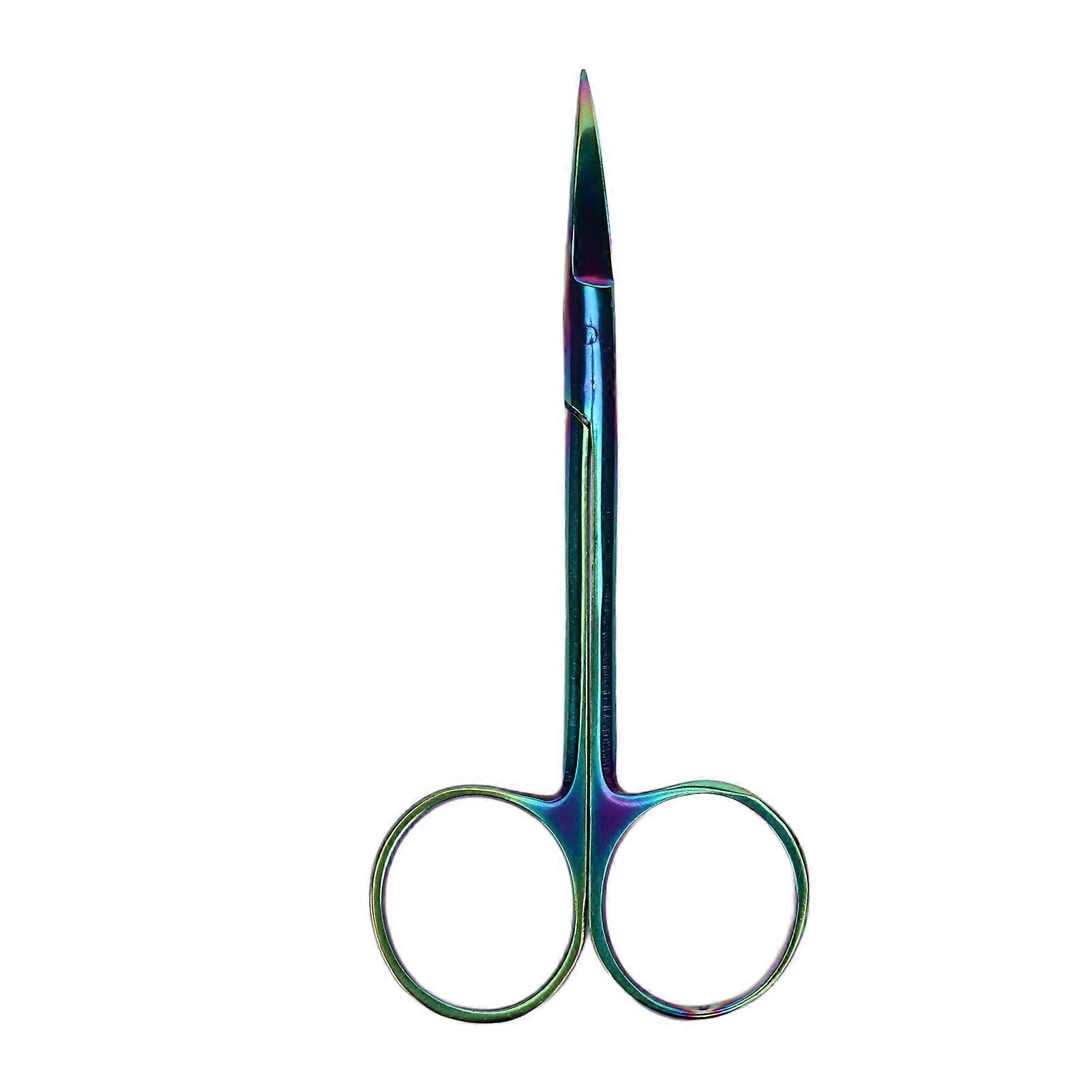 Pet Surgical Scissors Multicolor Coating Stainless Steel Shear for Veterinary Use, 7 Inch, Durable and Sharp