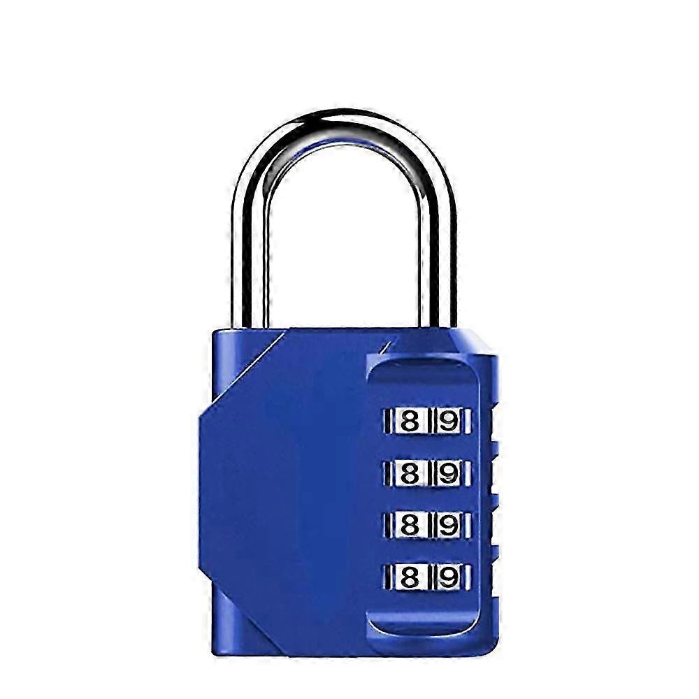 Combination Lock Resettable 4 Digit Padlock with Combination Waterproof and Heavy Duty Combination P