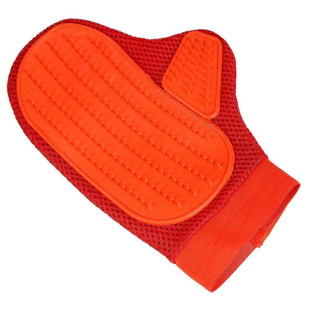 Pet Massage Glove for Cats and Dogs, Comfortable Grooming Tool with Soft Mesh Fabric, Pet Care Glove for Shedding and Relaxation