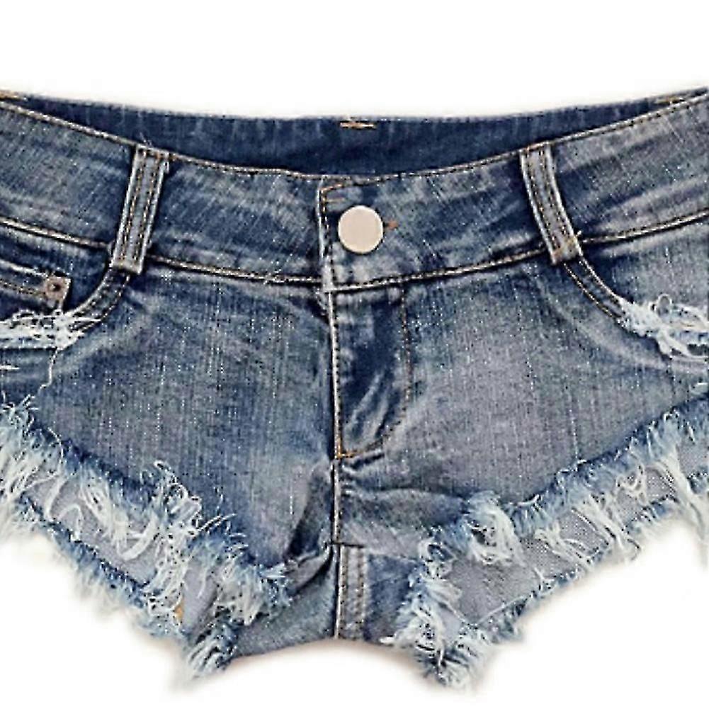 شورتات جينز منخفضة الخصر عالية الجودة مثير منخفض الخصر عارضة السراويل الساخنة