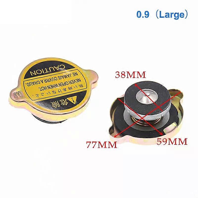 1Pc High Quality Metal General Type 0.9 Radiator Cap compatible for Most Of Car Chery Foton Brilliance Great Wall Car Accessories
