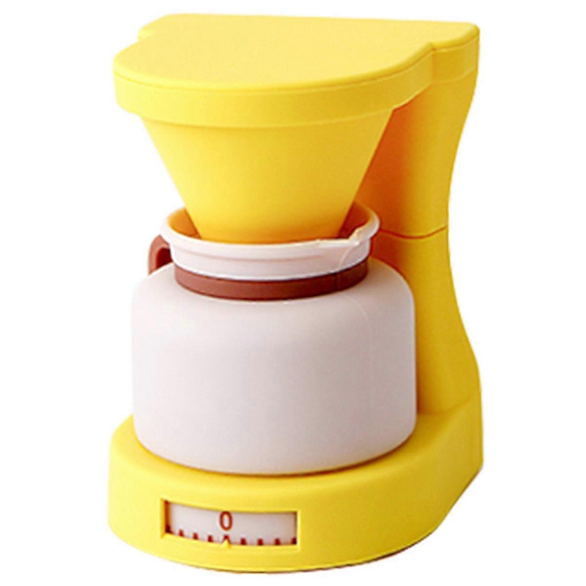 Cute Mechanical Kitchen Timer Countdown Tool Yellow