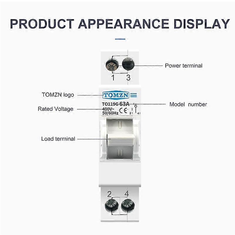  TO119G 1P 63A Isolating Switch Interlock Circuit Breaker