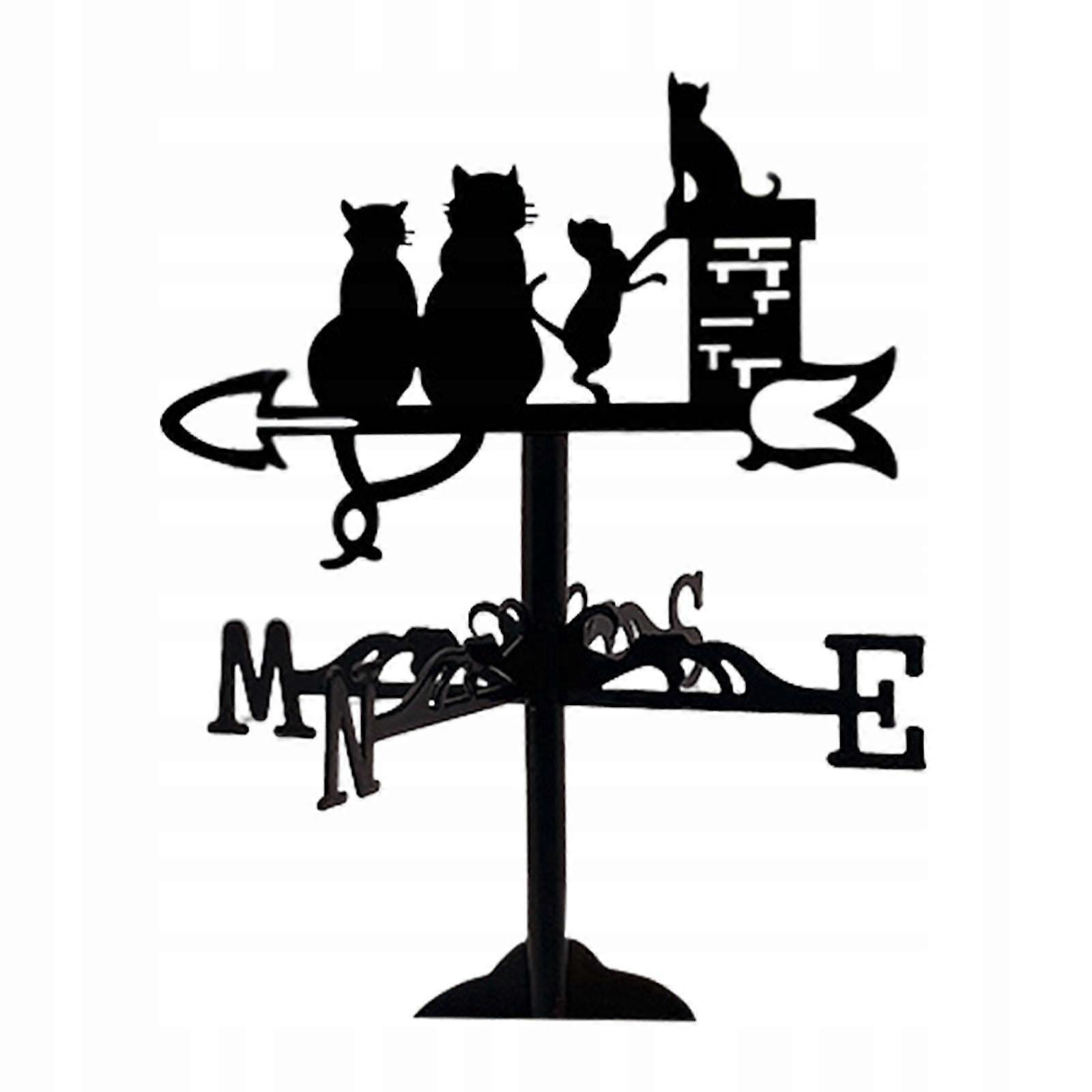 Small Metal Weather Vane On The Desk. Retro Decoration. Weather Vane. Direction