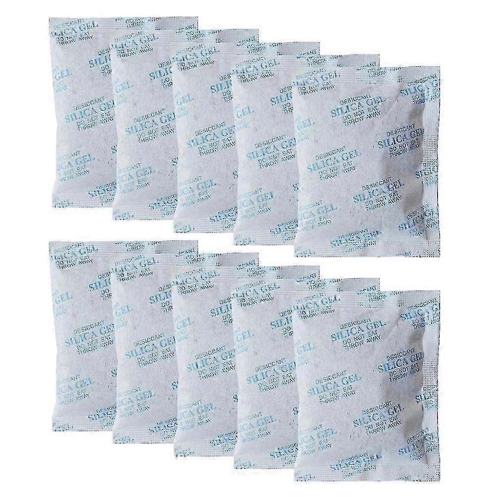 Shibingsheng 100pcs 10g Silica Gel Desiccant Moisture Absorber Dry Damp-proof Corrosion Prevention(sky-blue)