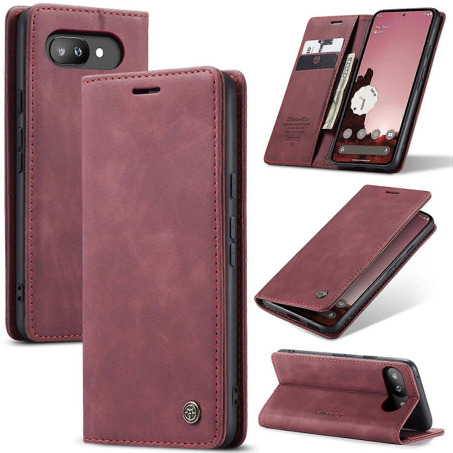 Multifunction Leather Case For Google Pixel 9a
