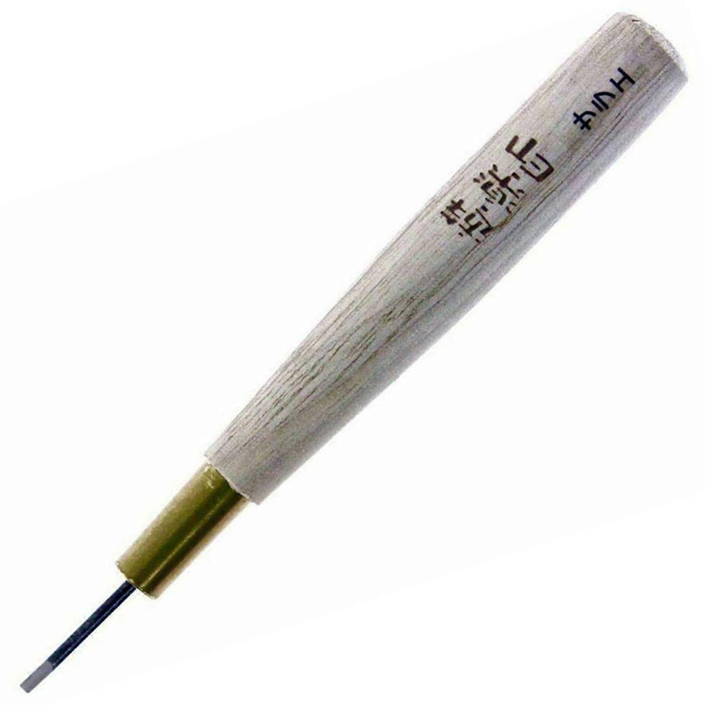 Michihamono Hanko Stone Carving Tool 1.5mm Sarae Corner Cutting Angle Chisel