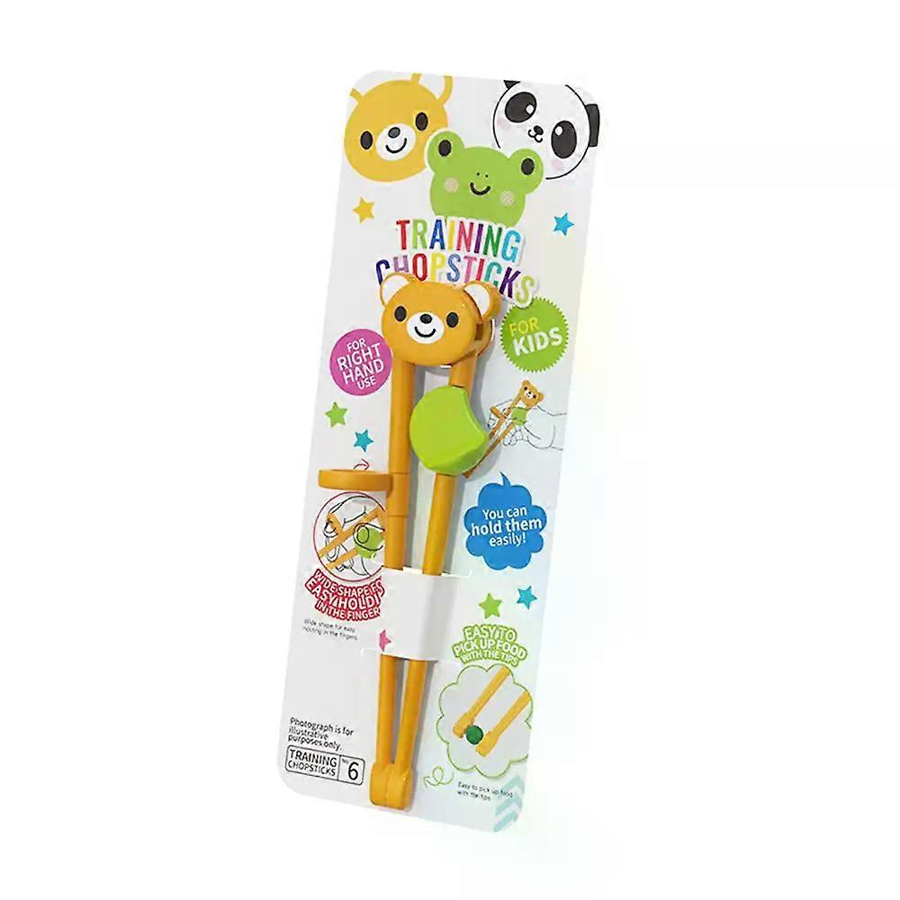 Stainless Steel Chopsticks For Kids Cartoon Learning Chop Sticks Reusable Training Chopsticks Cute Children Tableware Set