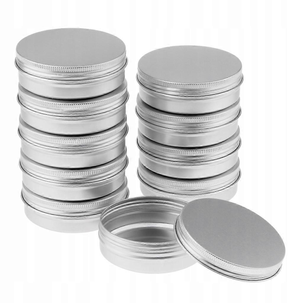 10 Small Round Box / Aluminum Jar
