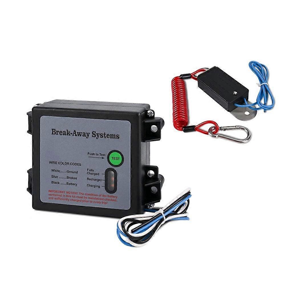 Weatherproof 12V Trailer Brake Release Controller Kit with LED Charge Indicator