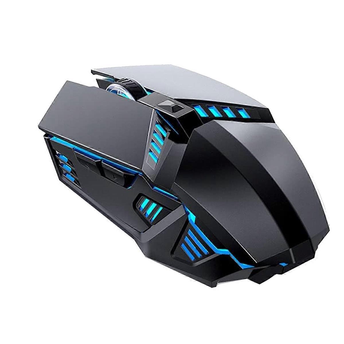 Wired Gaming Mouse 6 Keys USB Braided Rope 4 Speed for PC Laptop