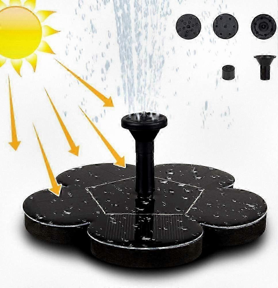Solar Powered Outdoor Water Pump for Garden Pond with 1.4W Panel
