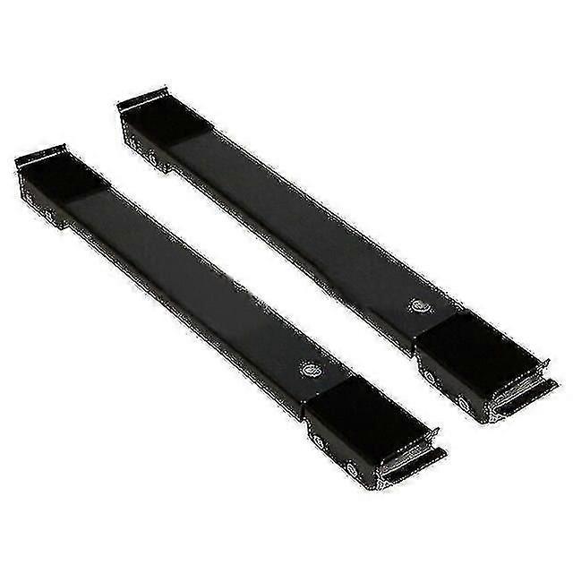 2pcs Washing Machine Stand Moving Tool Refrigerator Base Mobile Roller Bracket Fridge Stand Wheel Black