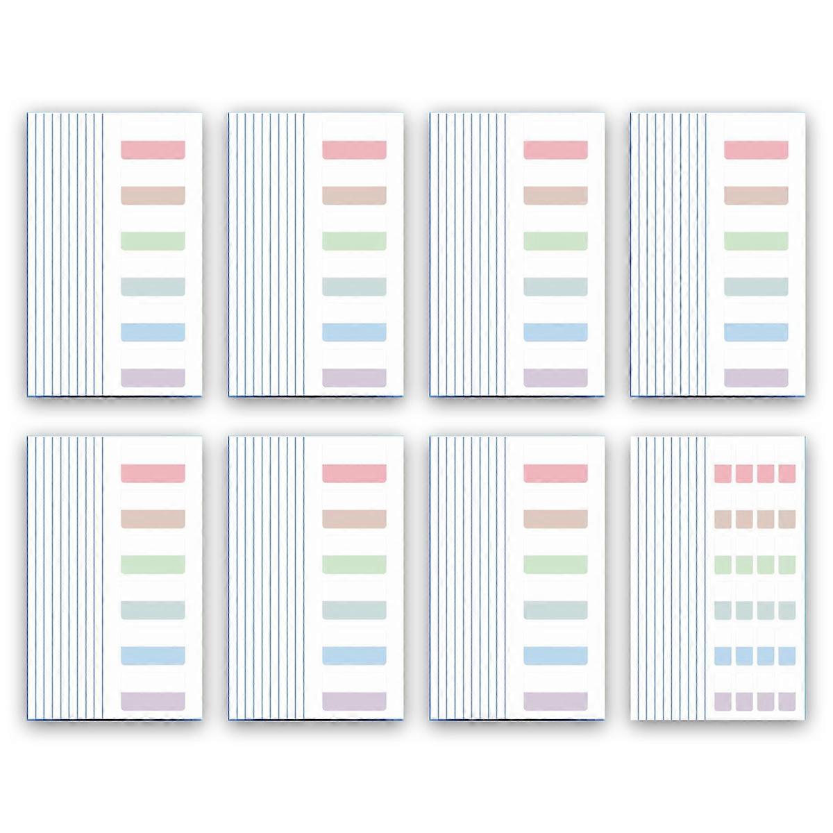 660 pcs Sticky Index Tabs, Repositionable File Tabs Flags Colored Page Markers Labels for Reading