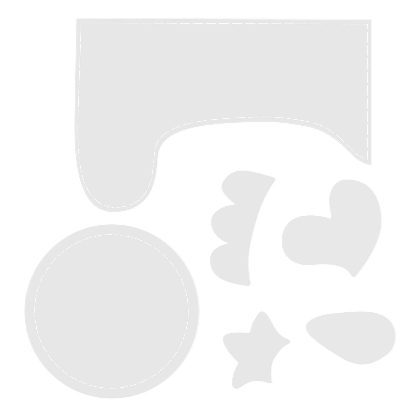 Easter Chicken Basket Template DIY Crafts Sewing Ruler Practical Sewing Stencil