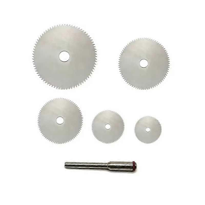 6Pcs Mini Circular Disc for Electric Lathe Cutting and Polishing Metal and Wood Cutting Tool for Dremel and Other Hand Tools