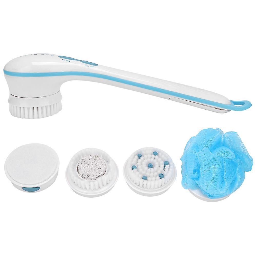 Electric Body Scrubber, Versatile Use Sonic Scrubber with Long Handle for Full Body Spa Experience, Rechargeable Waterproof Cleansing Tool for Men