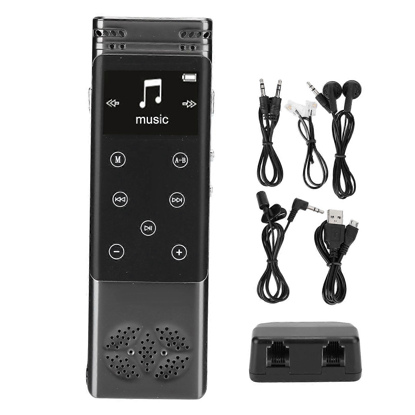 8GB Mini Digital Audio Recorder MP3 Player Professional High Definition Recording