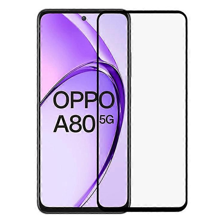 RURIHAIはOppo A80 5Gスクリーンプロテクター二次硬化高アルミニウムシリコンガラスフィルムと互換性があります