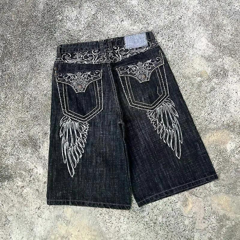 SStreetwear أزياء جديدة الطباعة فضفاضة القطبية السراويل الكبير الرجال Y2K Harajuku نمط خمر الهيب هوب الشرير عارضة جوكر السراويل