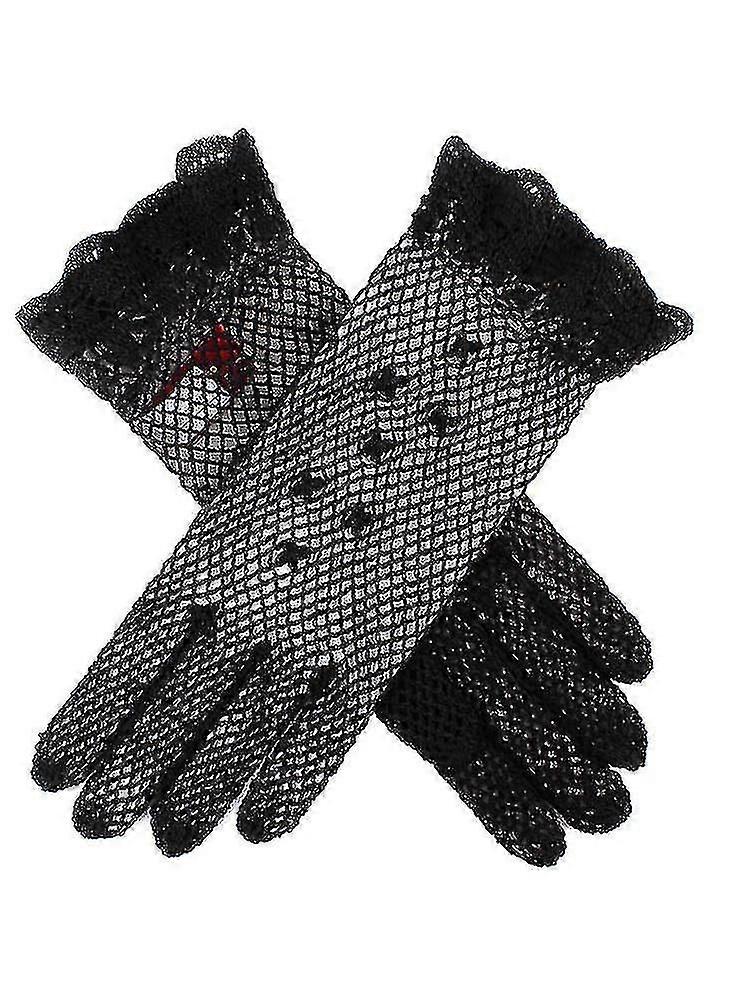 Women's Cotton Crochet Gloves