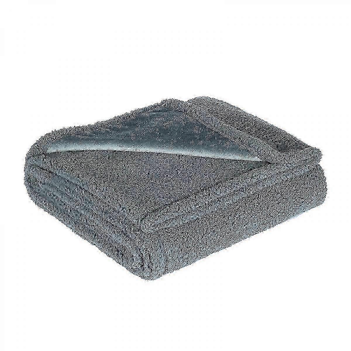 Waterproof Blanket for Couples, Luxury Soft Flannel Fabric with Gray Splash Design, 71x100cm