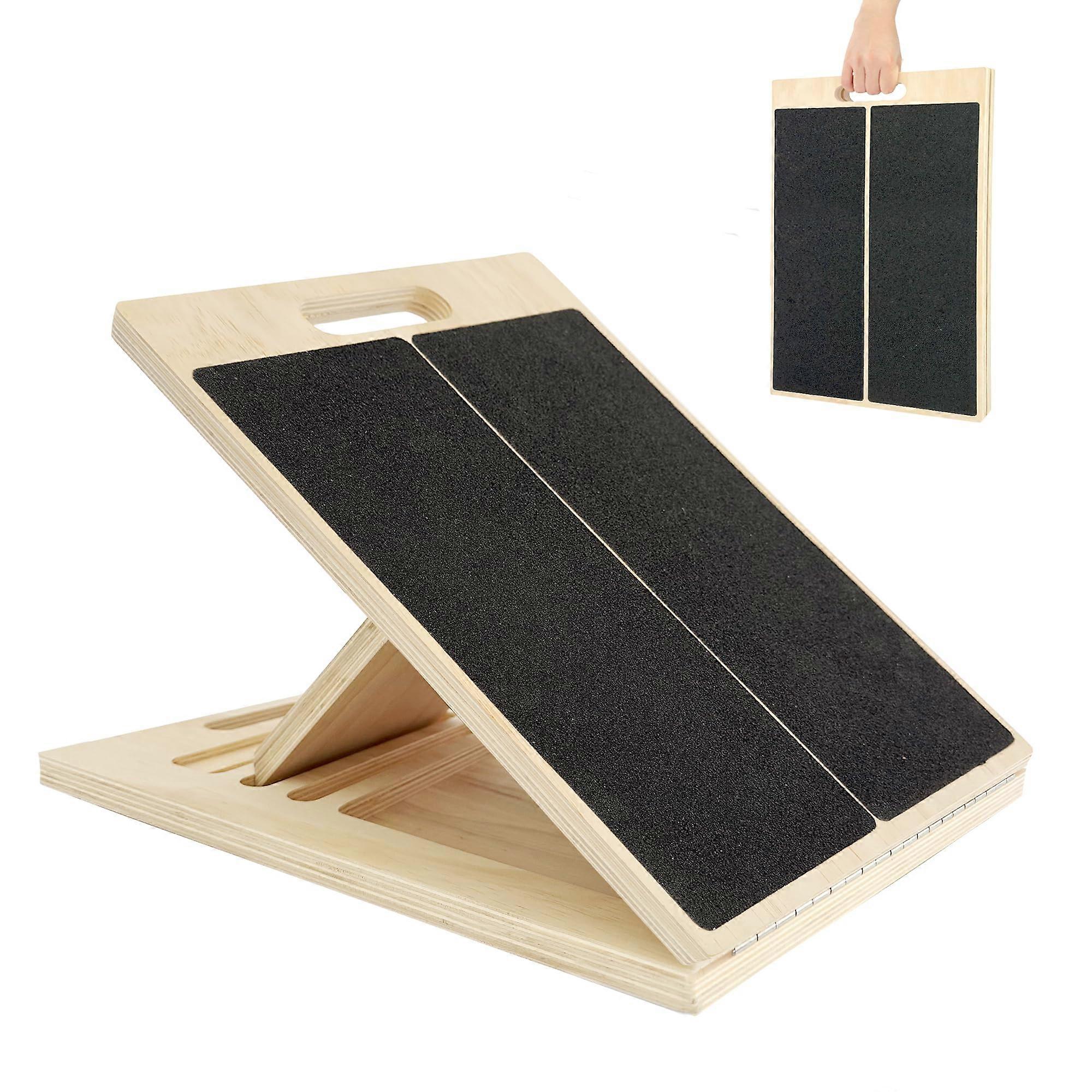 Portable Slant Board for Calf Stretching and Squats Adjustable Incline Board for Physical Therapy, Ankle, Heel, and Leg Support